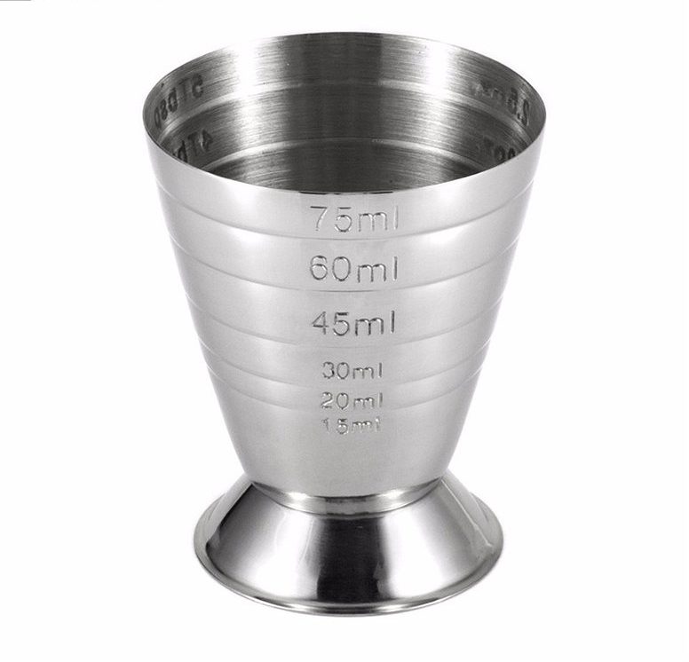  15-75ml Measure Cup Tool Shot Ounce Jigger Bar Mixed Cocktail  Beaker,Cocktail Measure Cup Stainless Steel Bar Mixed Shot Drinking  Bartender: Home & Kitchen